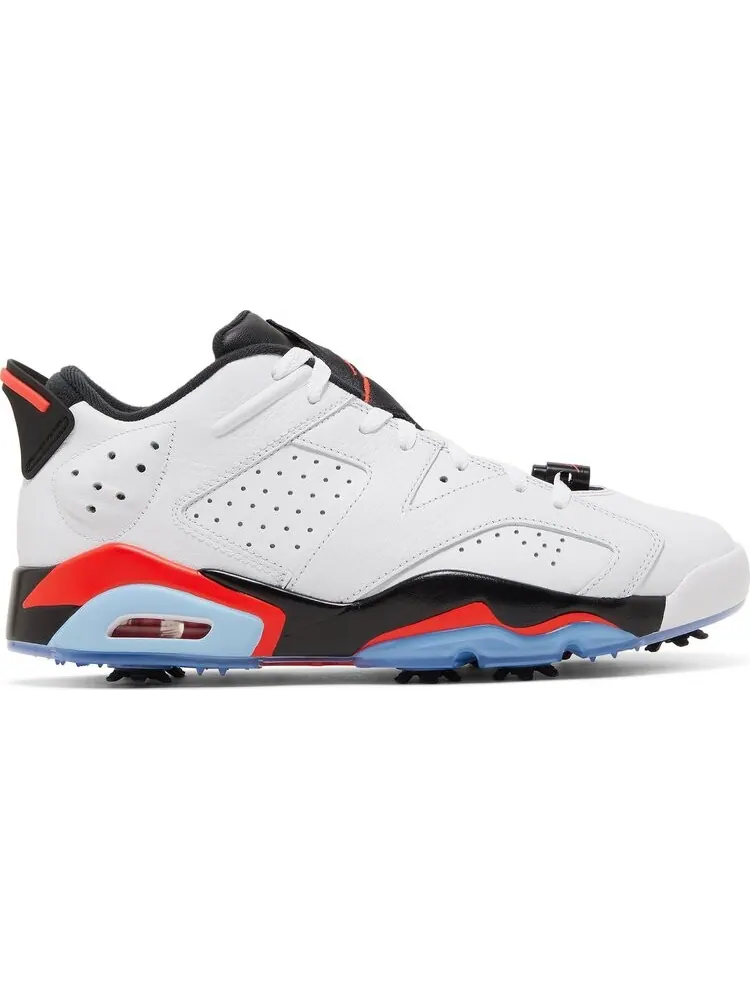Бутсы Air Jordan 6 Retro Low Golf White Infrared — изображение 1 из 8, белый