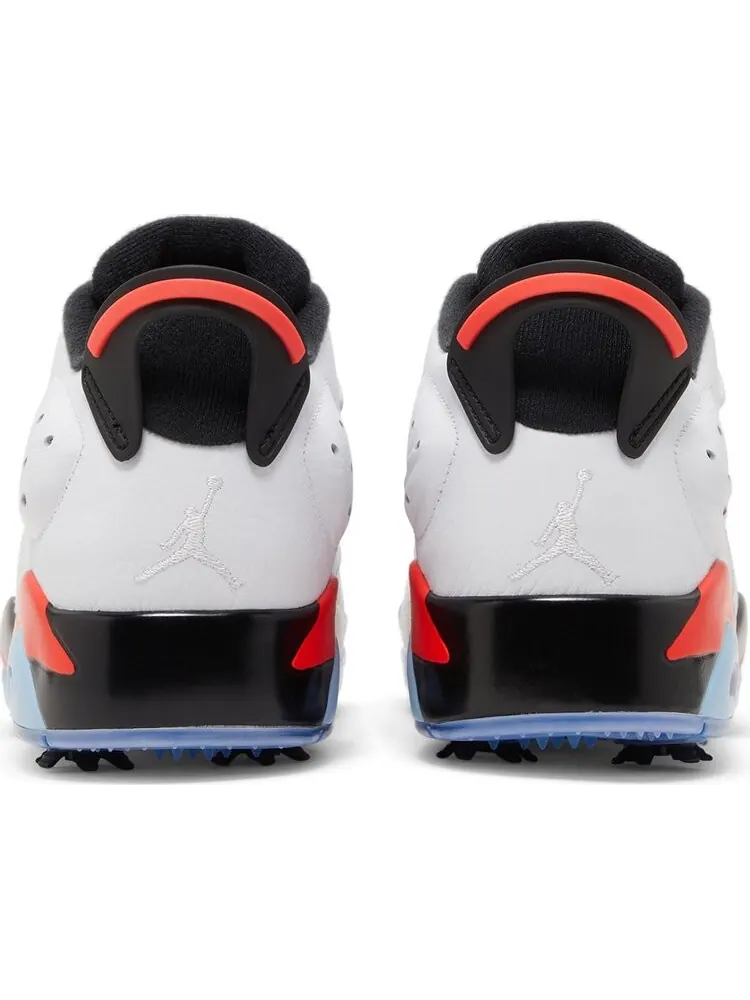 Бутсы Air Jordan 6 Retro Low Golf White Infrared — изображение 6 из 8, белый