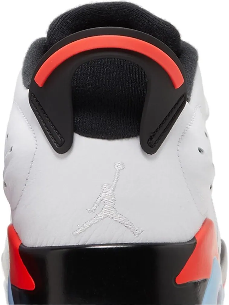 Бутсы Air Jordan 6 Retro Low Golf White Infrared — изображение 7 из 8, белый