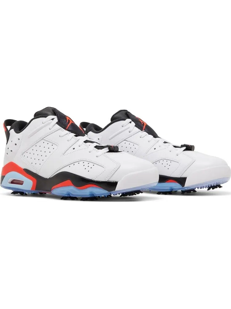 Бутсы Air Jordan 6 Retro Low Golf White Infrared — изображение 8 из 8, белый