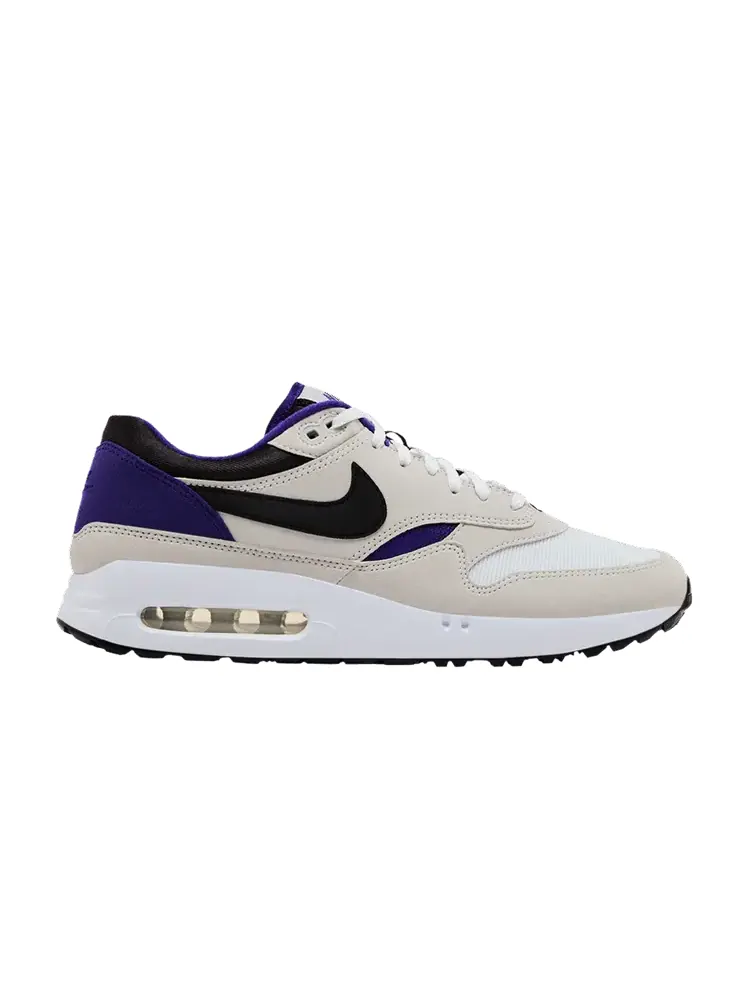 Бутсы Nike Air Max 1 '86 OG Golf 'Big Bubble - Purple Punch' — изображение 1 из 9, белый/черный/фиолетовый
