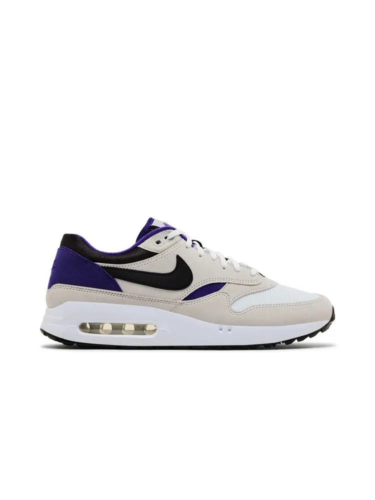Бутсы Nike Air Max 1 '86 OG Golf 'Big Bubble - Purple Punch' — изображение 2 из 9, белый/черный/фиолетовый
