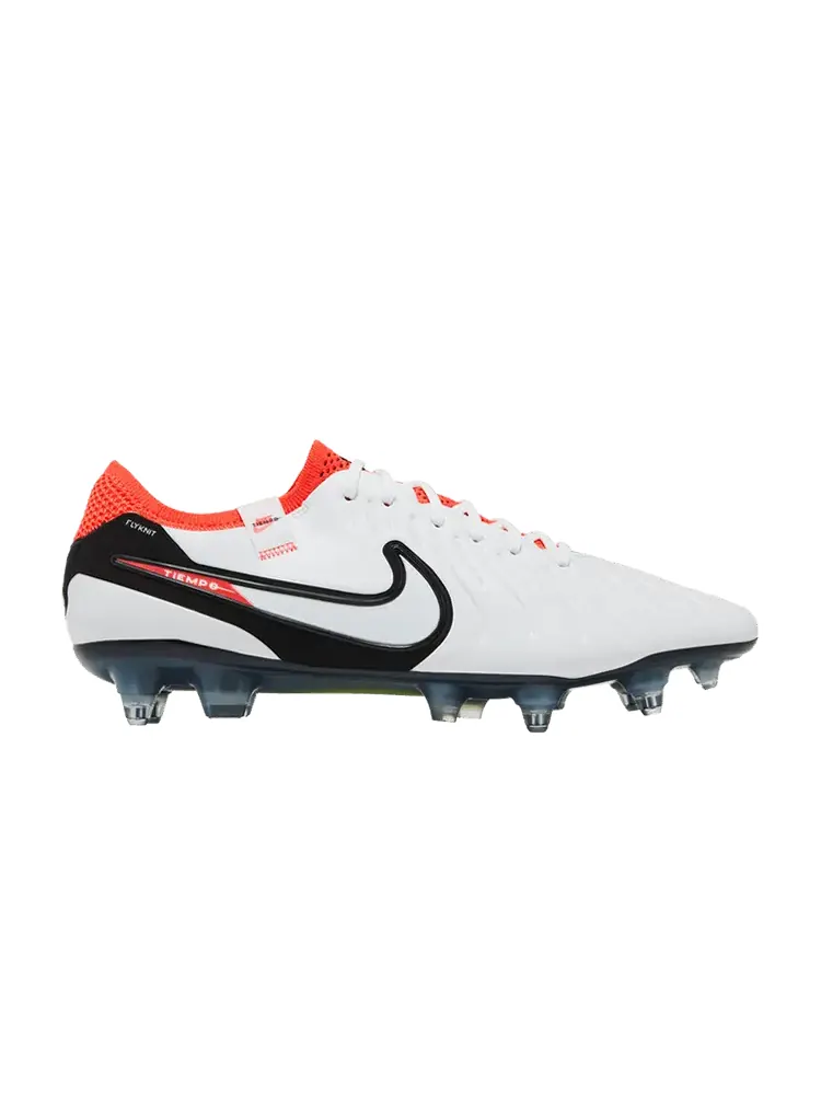 Бутсы Nike Tiempo Legend 10 Elite SG 'Ready Pack' — изображение 1 из 9, белый/черный/яркий