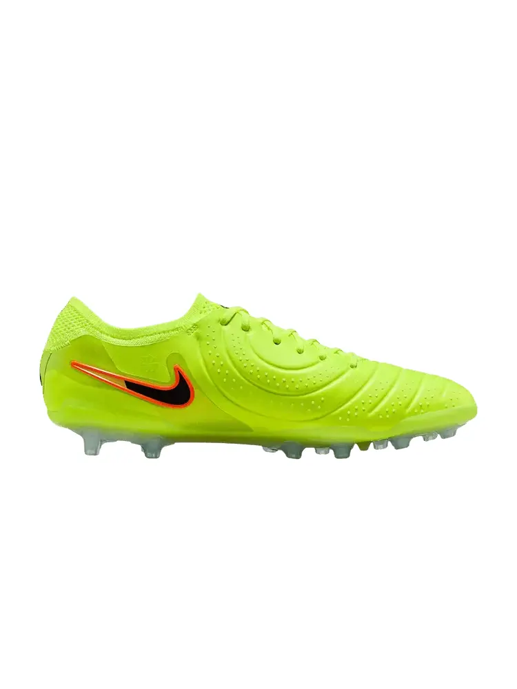 Бутсы Nike Tiempo Legend 10 Elite AG 'Volt Black' — изображение 1 из 1, желтый
