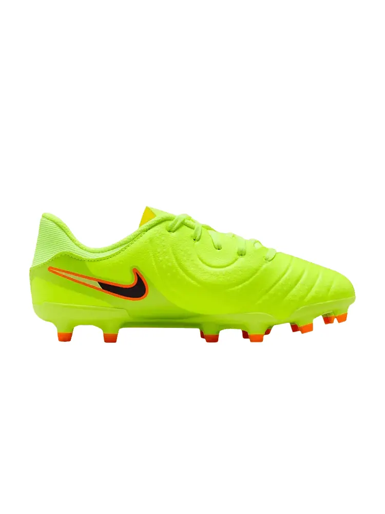 Бутсы Nike Tiempo Legend 10 Academy MG GS 'Volt Black' — изображение 1 из 1, желтый