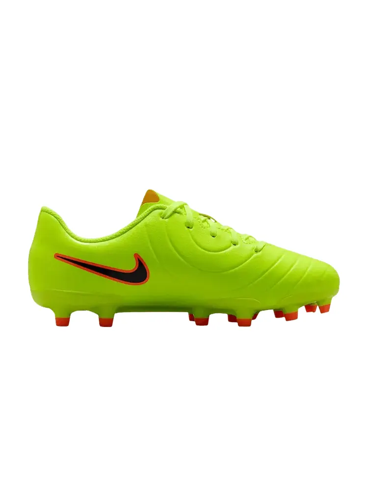 Бутсы Nike Tiempo Legend 10 Club MG GS 'Volt Black' — изображение 1 из 1, желтый