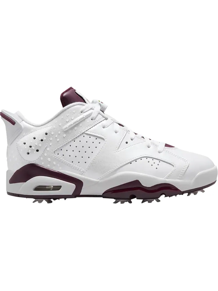 Бутсы Air Jordan 6 Retro Low Golf NRG Bordeaux — изображение 1 из 1, белый