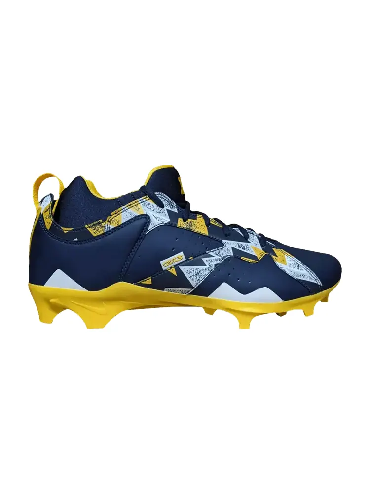 Бутсы Air Jordan Jordan 7 Alpha Low 'Michigan Wolverines' PE — изображение 1 из 1, темно-синий/темно-синий