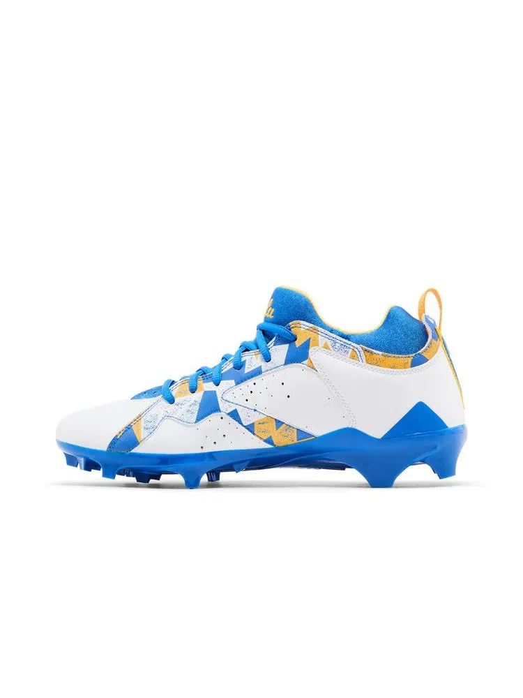 Бутсы Air Jordan Jordan 7 Alpha Low 'UCLA' PE — изображение 4 из 9, синий/синий/белый