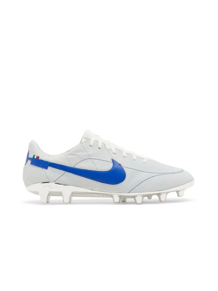 Бутсы Nike Tiempo Legend 9 Elite Made in Italy AG 'Montebelluna - White Game Royal' — изображение 2 из 9