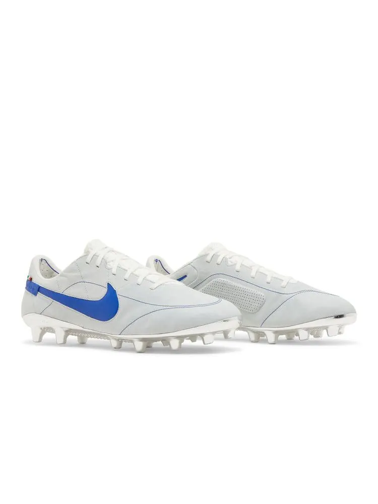 Бутсы Nike Tiempo Legend 9 Elite Made in Italy AG 'Montebelluna - White Game Royal' — изображение 9 из 9