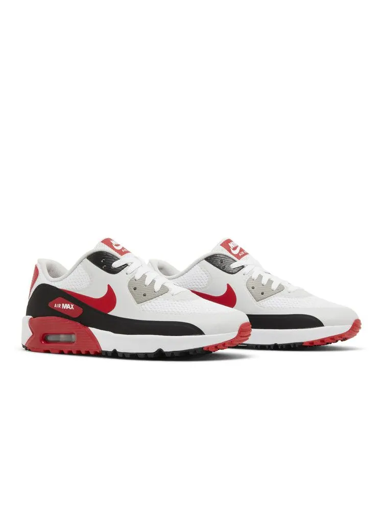 Бутсы Nike Air Max 90 Golf 'University Red' — изображение 9 из 9, белый/черный//красный