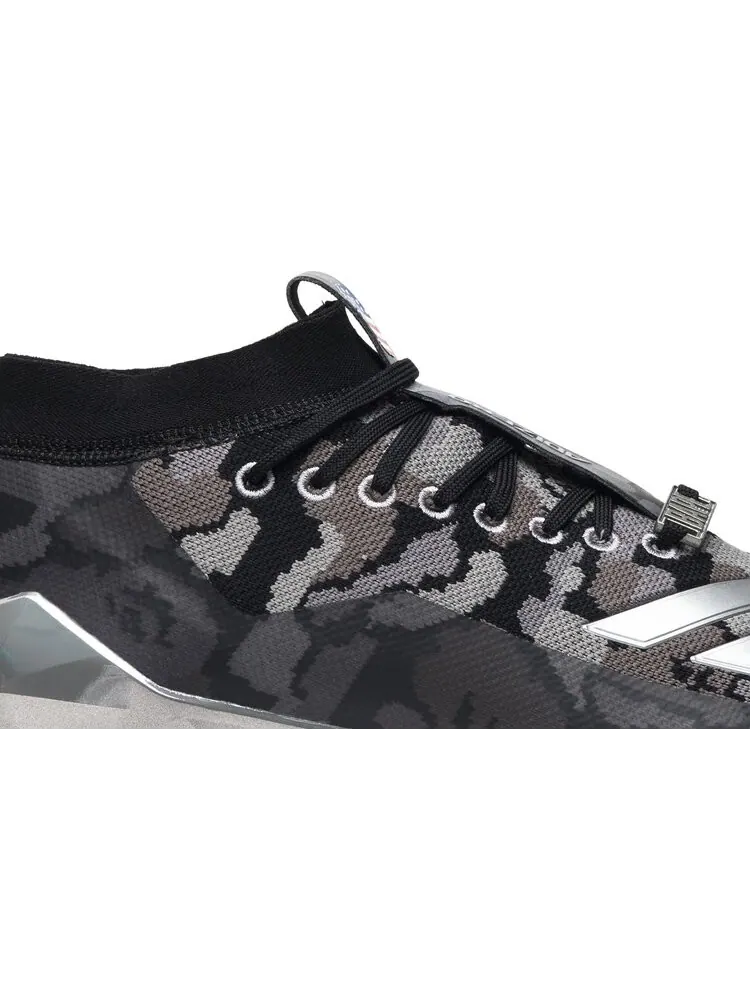Бутсы Adidas A Bathing Ape x Adizero Cleat 'Black Camo' — изображение 2 из 8, черный