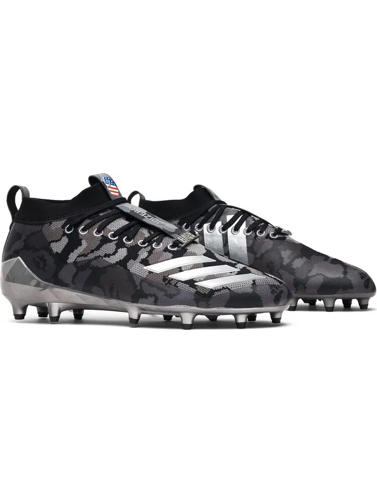 Бутсы Adidas A Bathing Ape x Adizero Cleat 'Black Camo' — изображение 8 из 8, черный