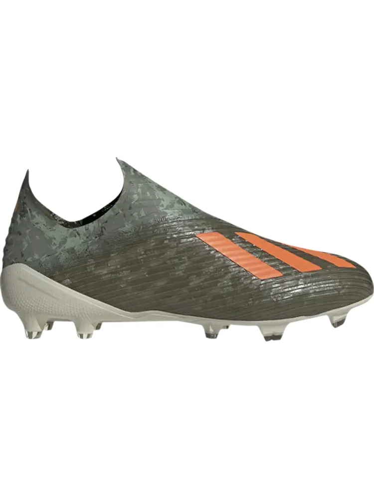 Бутсы Adidas X 19+ FG 'Legacy Green Solar Orange' — изображение 1 из 1, зеленый