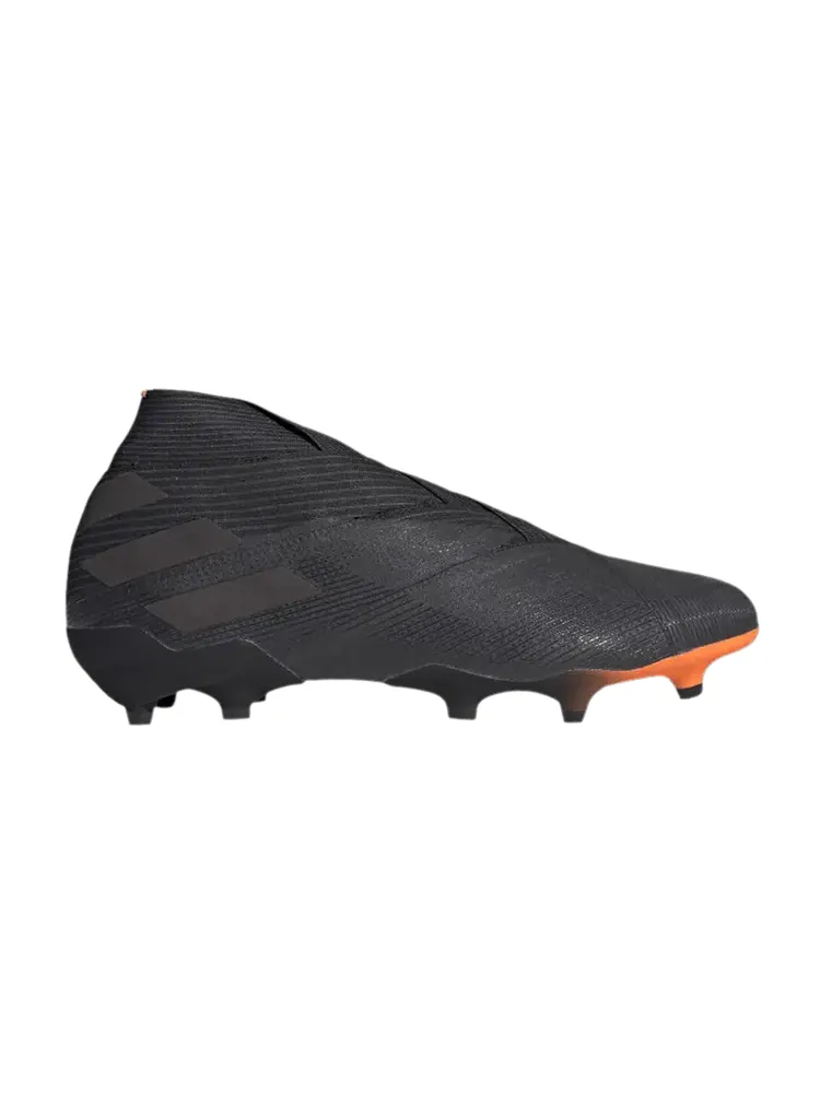 Бутсы adidas Nemeziz 19+ FG 'Black Signal Orange' — изображение 1 из 1, черный/черный/оранжевый