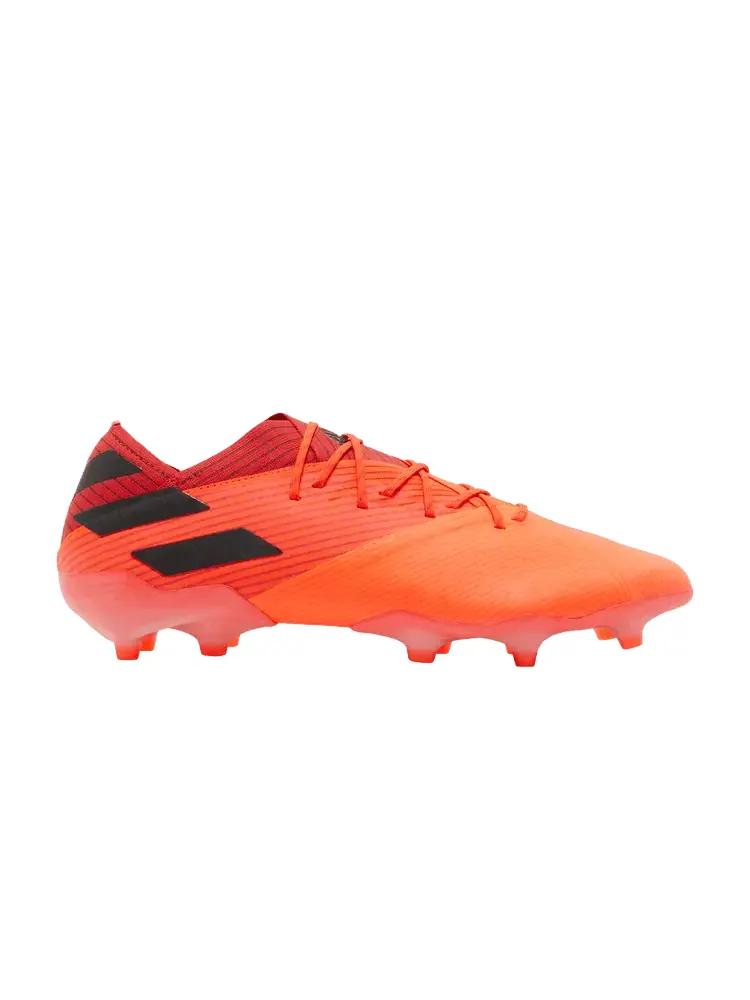 Бутсы adidas Nemeziz 19.1 FG 'Signal Orange' — изображение 1 из 9, черный/красный