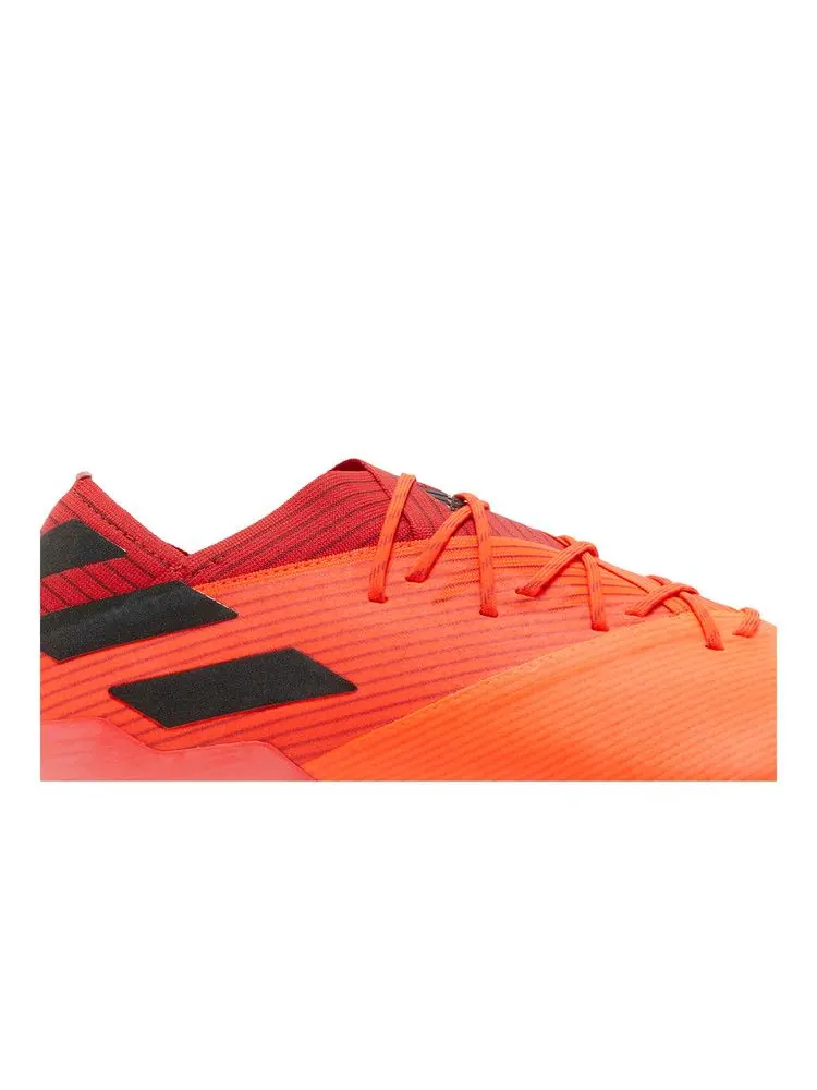 Бутсы adidas Nemeziz 19.1 FG 'Signal Orange' — изображение 3 из 9, черный/красный