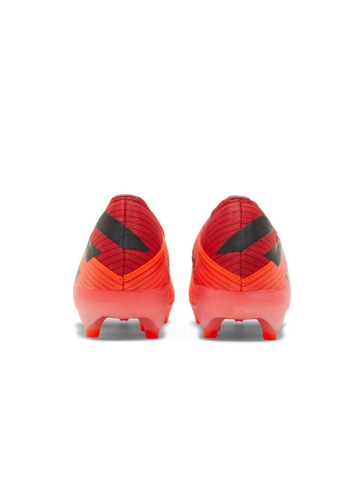 Бутсы adidas Nemeziz 19.1 FG 'Signal Orange' — изображение 7 из 9, черный/красный
