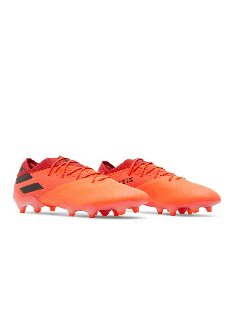 Бутсы adidas Nemeziz 19.1 FG 'Signal Orange' — изображение 9 из 9, черный/красный