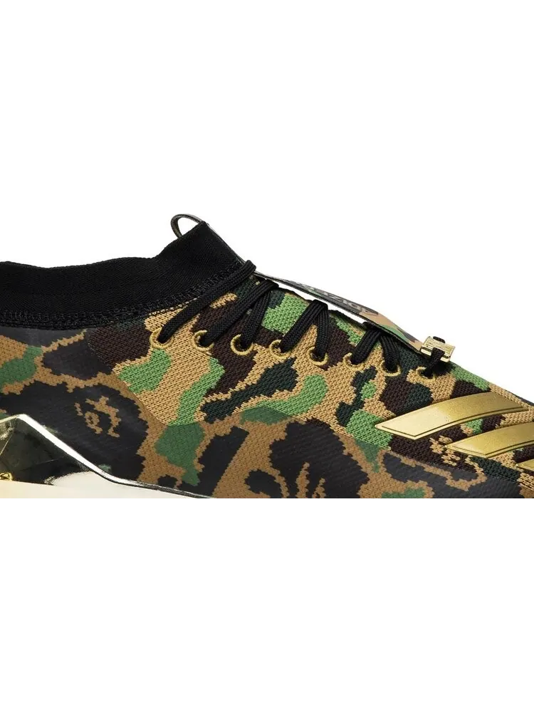 Бутсы Adidas A Bathing Ape x Adizero Cleat 'Green Camo' — изображение 2 из 8, зеленый