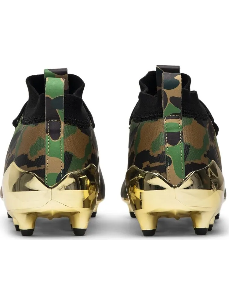Бутсы Adidas A Bathing Ape x Adizero Cleat 'Green Camo' — изображение 6 из 8, зеленый