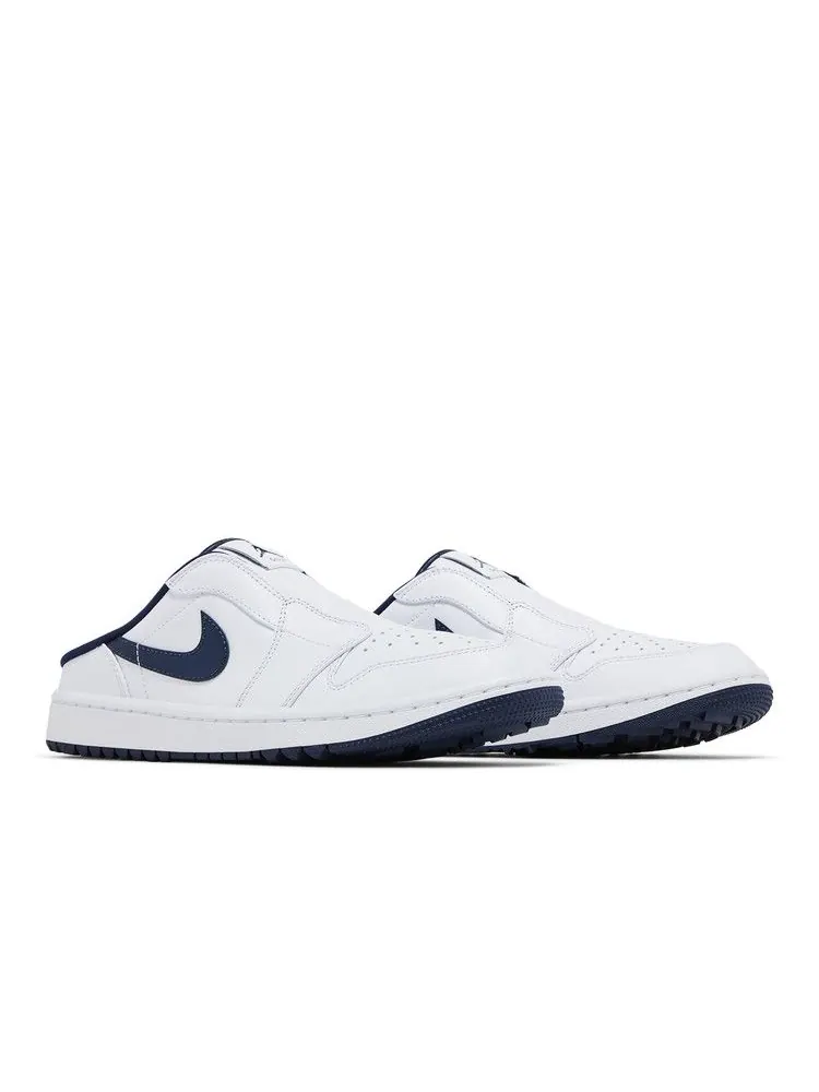 Бутсы Air Jordan Air Jordan 1 Mule Golf 'White Midnight Navy' — изображение 9 из 9, белый/темно-синий