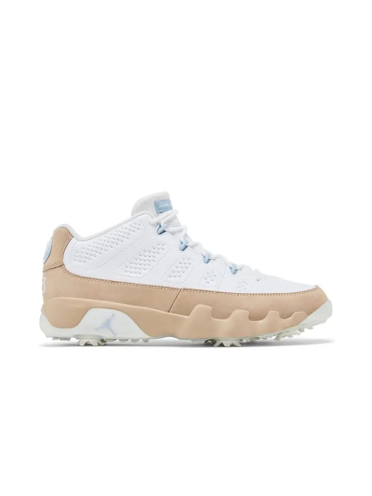 Бутсы Air Jordan Air Jordan 9 Low Golf 'White Linen' — изображение 2 из 9, белый/светлый синий