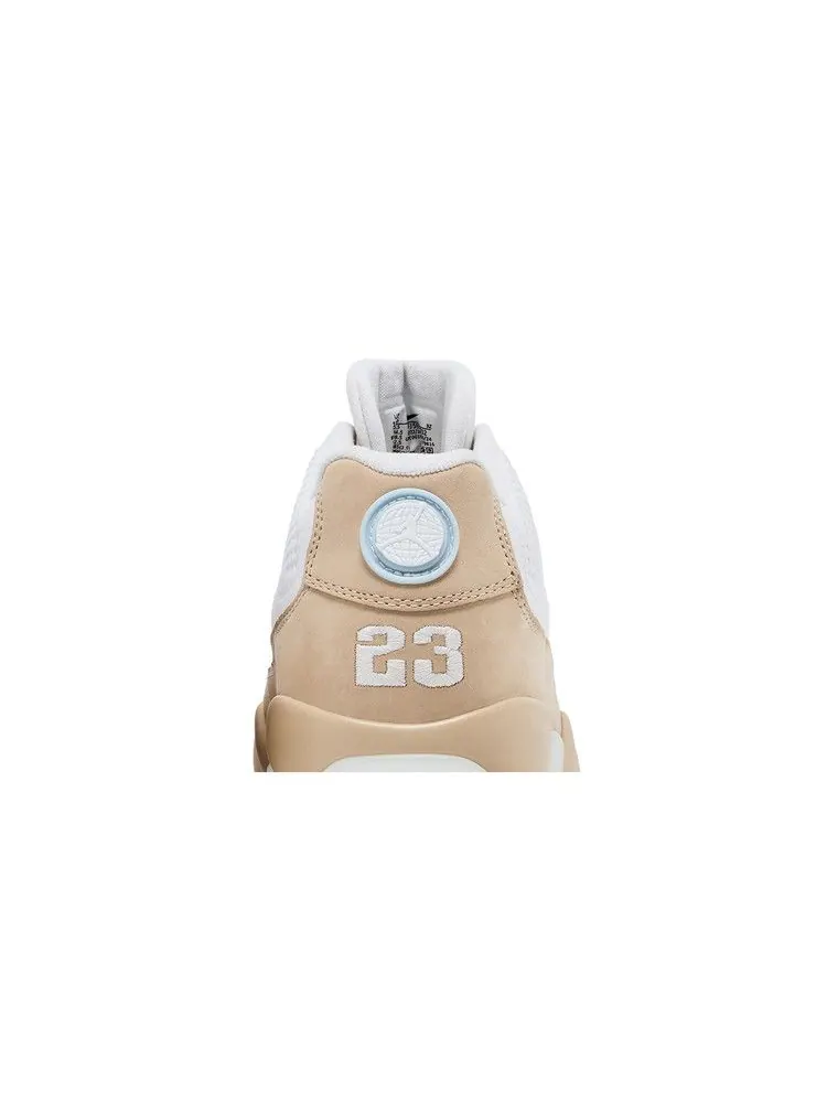 Бутсы Air Jordan Air Jordan 9 Low Golf 'White Linen' — изображение 8 из 9, белый/светлый синий
