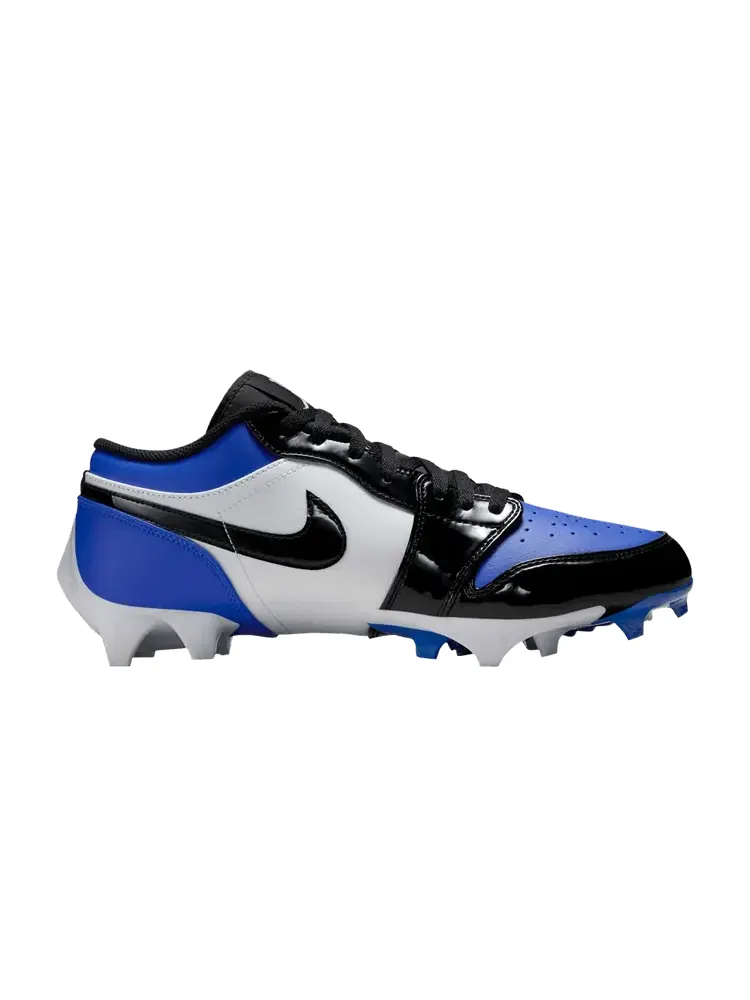 Бутсы Air Jordan Jordan 1 Low TD Cleat 'Royal Toe' — изображение 1 из 1, белый/черный