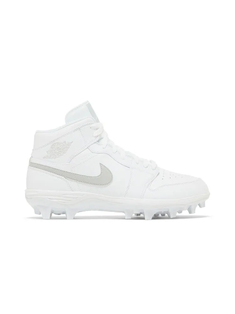 Бутсы Air Jordan Jordan 1 Mid TD Cleat 'Grey Fog' — изображение 2 из 9, белый/серый/белый