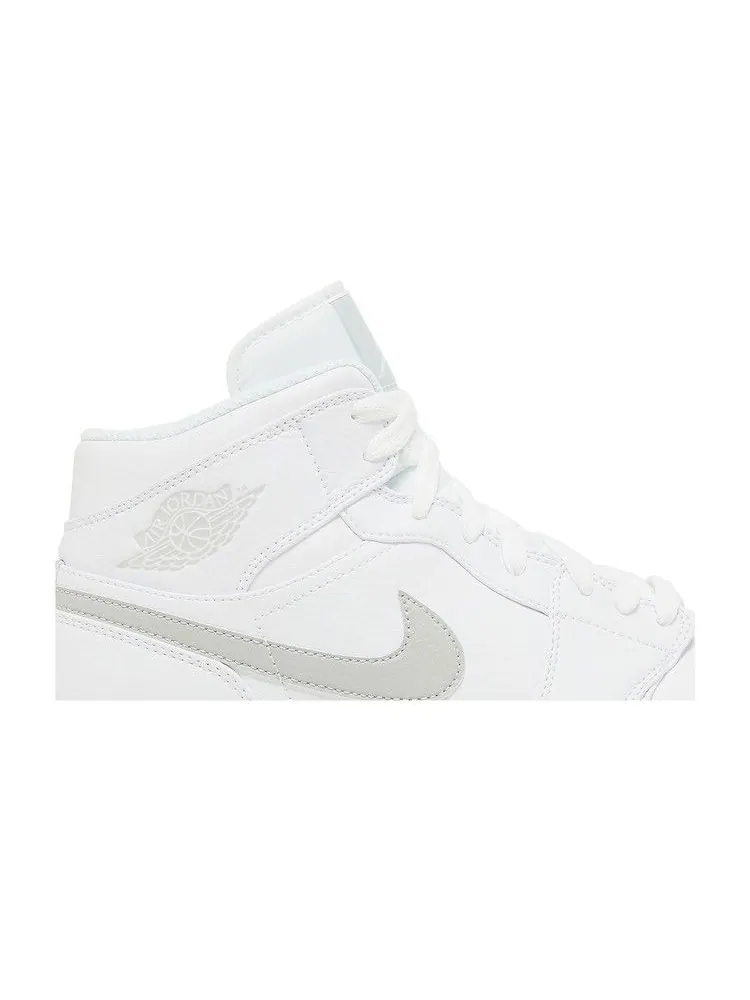 Бутсы Air Jordan Jordan 1 Mid TD Cleat 'Grey Fog' — изображение 3 из 9, белый/серый/белый
