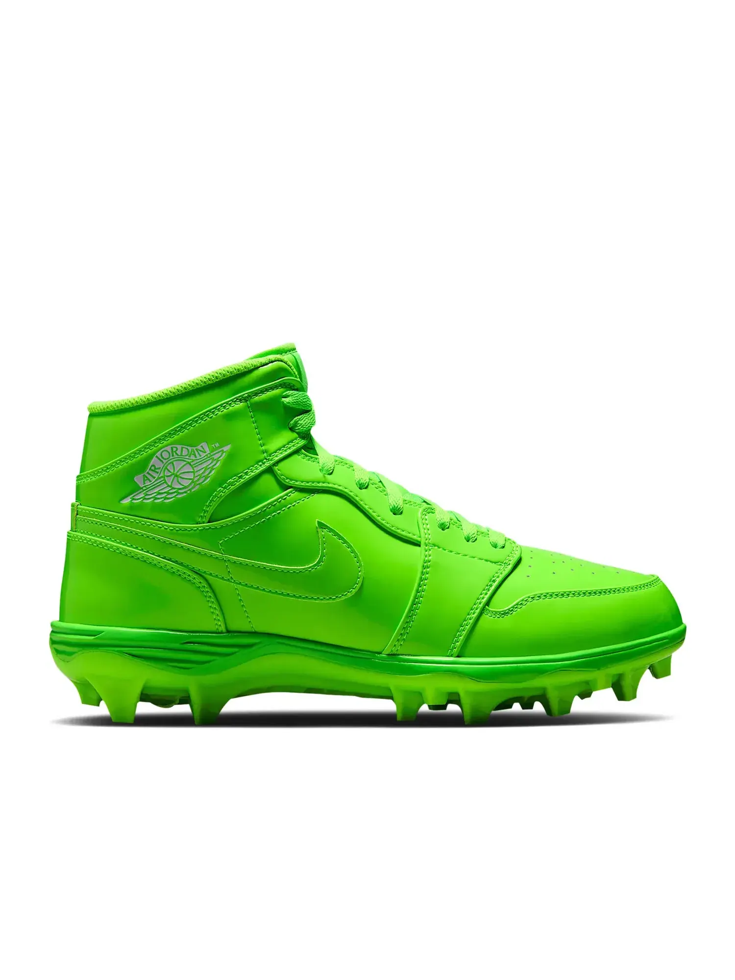 Бутсы Air Jordan 1 Mid TD — изображение 1 из 1, зеленый/белый/зеленый