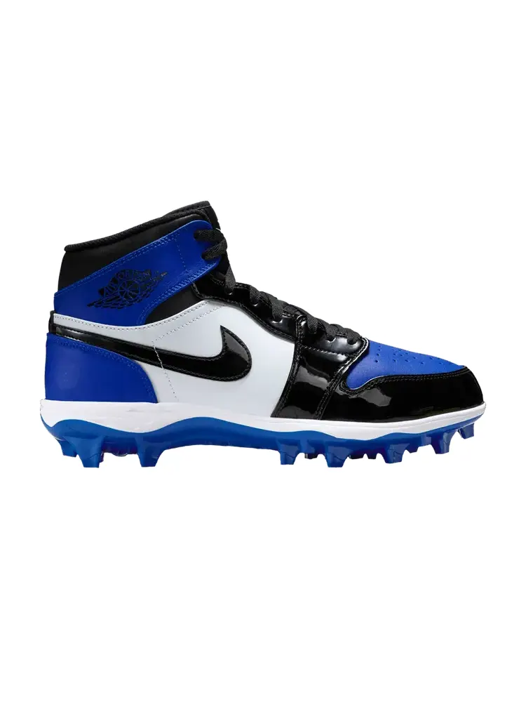 Бутсы Air Jordan Jordan 1 Mid TD Cleat 'Game Royal' — изображение 1 из 1, белый/черный