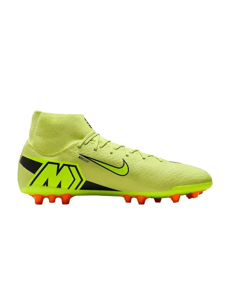 Бутсы Nike Zoom Mercurial Superfly 10 Academy AG 'Limelight Hyper Crimson' — изображение 1 из 1, желтый
