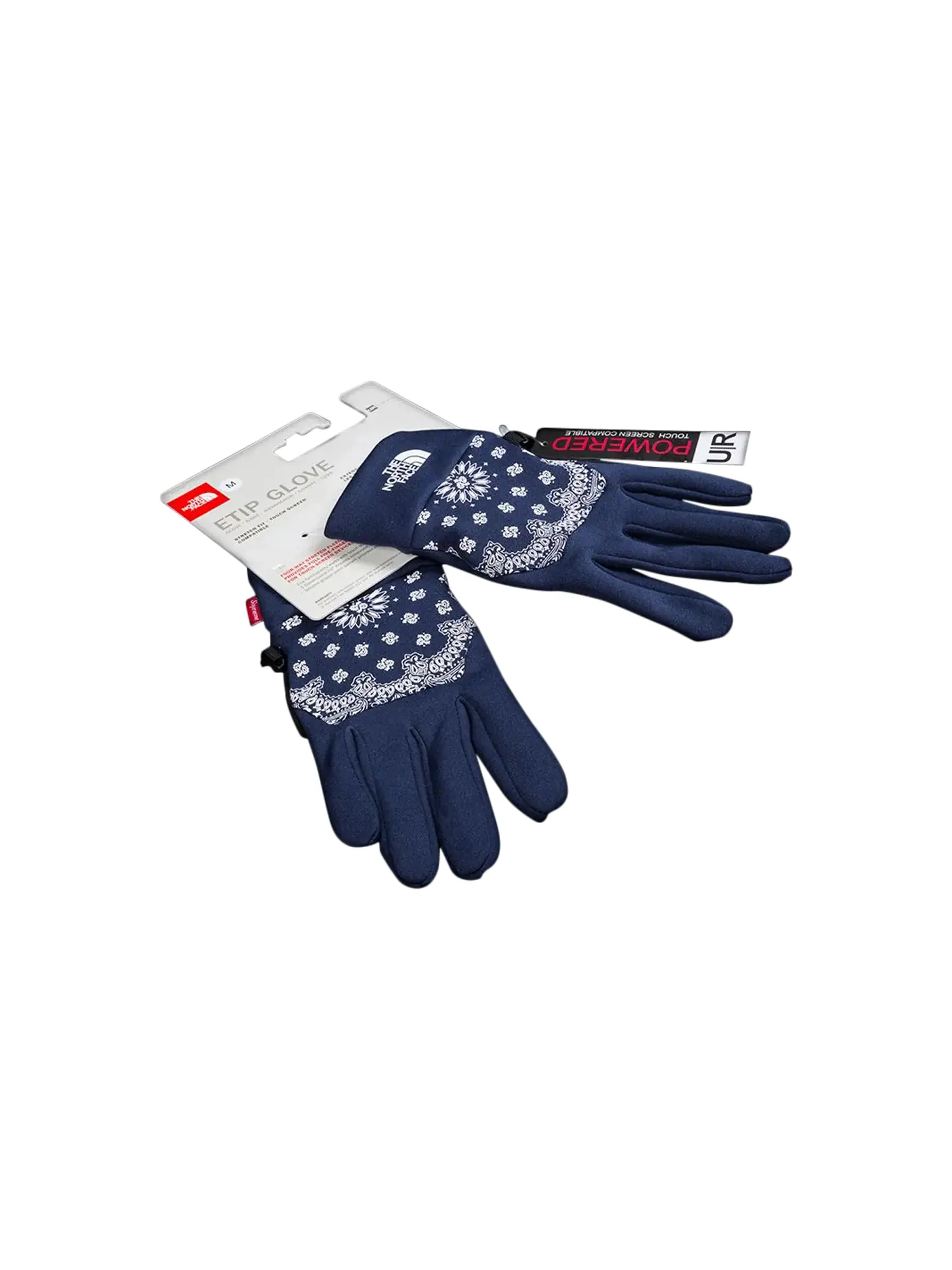 Перчатки-банданы Supreme x The North Face Etip — изображение 1 из 1, синий