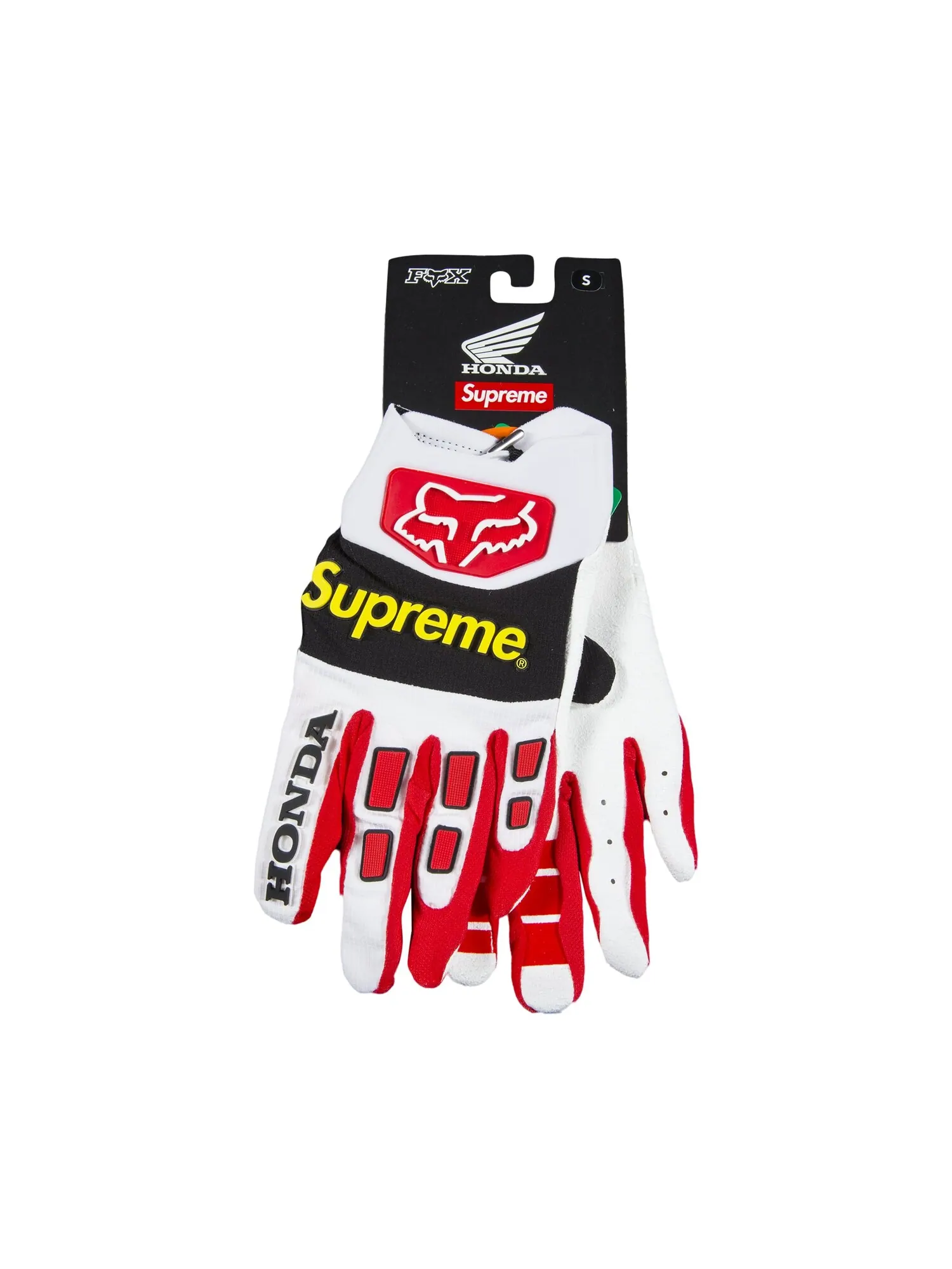 Перчатки Supreme x Honda Fox Racing — изображение 1 из 1, красные