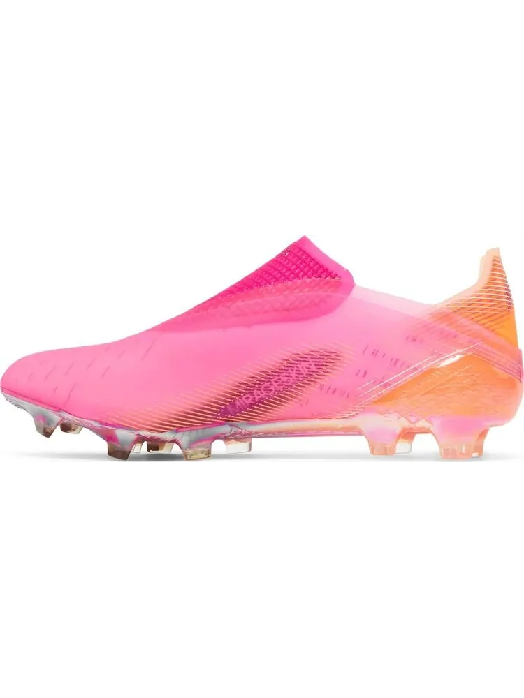 Бутсы Adidas X Ghosted+ FG 'Shock Pink' — изображение 3 из 8, розовый