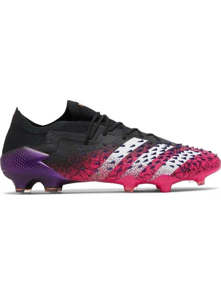 Детские бутсы Adidas Predator Freak.1 FG — изображение 1 из 8, розовый/черный