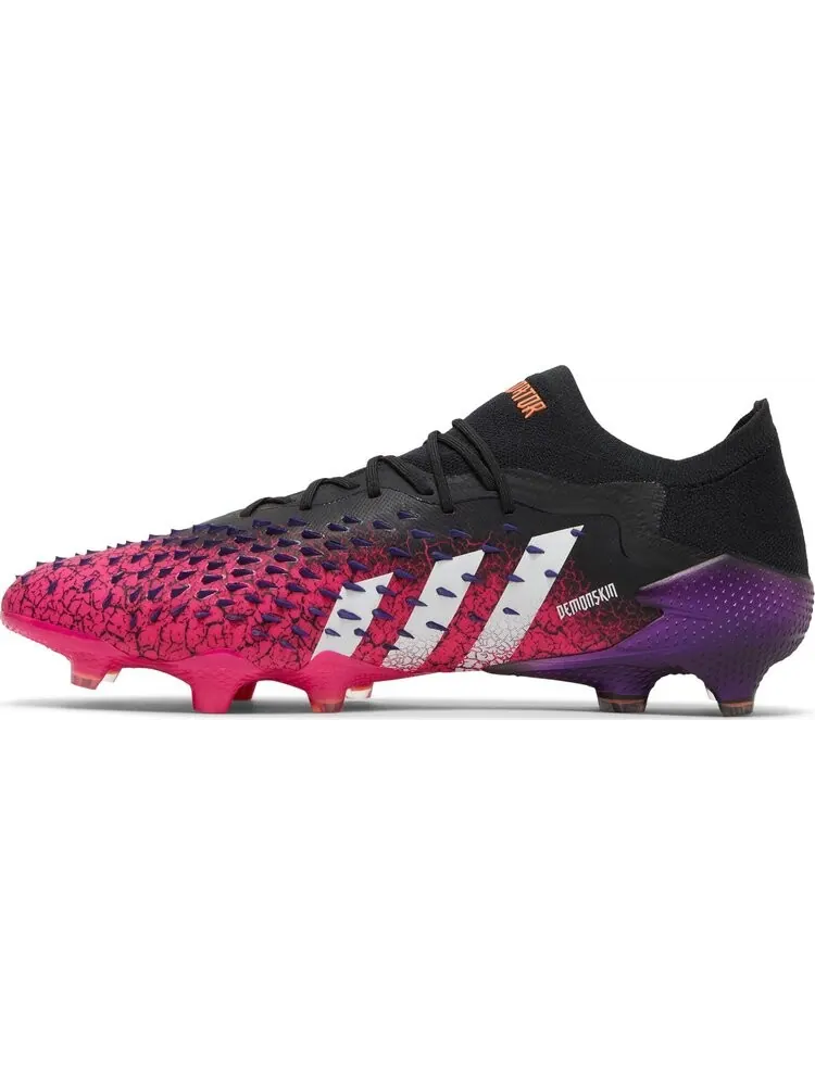 Детские бутсы Adidas Predator Freak.1 FG — изображение 3 из 8, розовый/черный