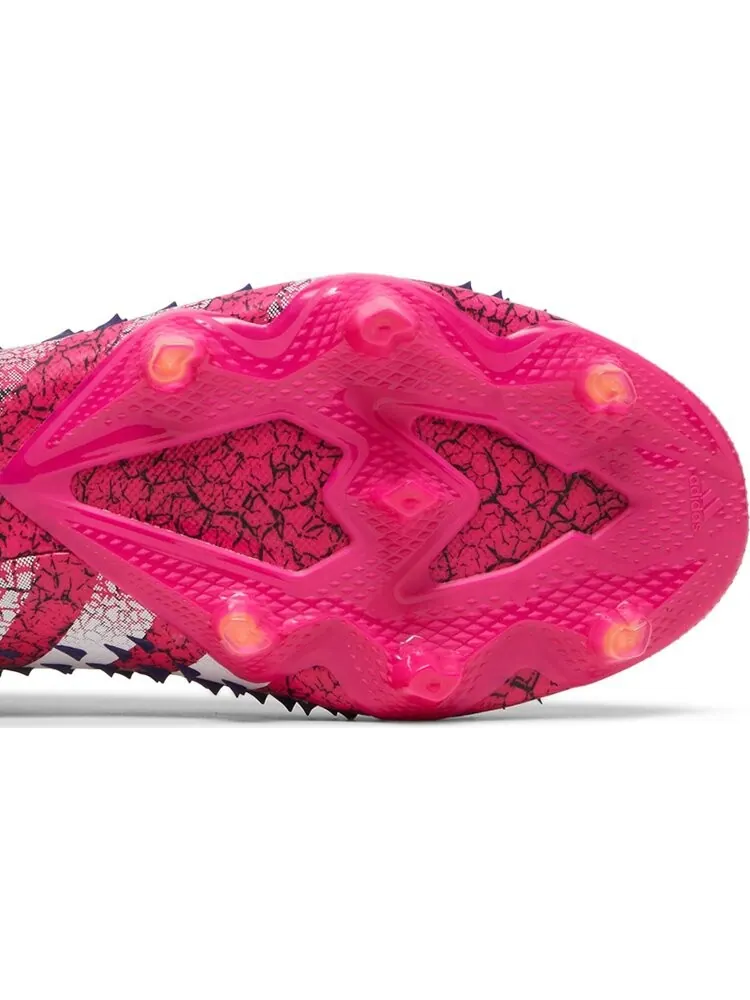 Детские бутсы Adidas Predator Freak.1 FG — изображение 5 из 8, розовый/черный
