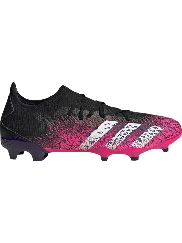 Мужские бутсы Adidas Predator Freak 3 FG — изображение 1 из 1, черный/розовый