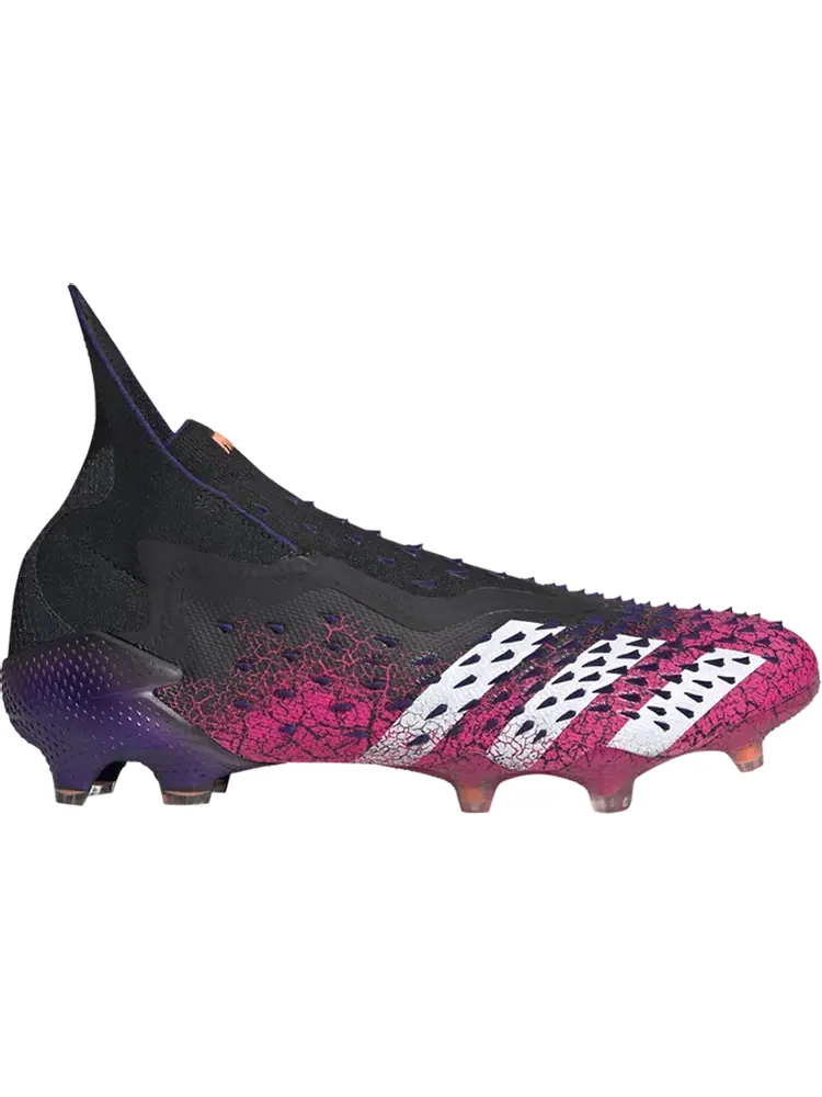Бутсы Adidas Predator Freak+ FG 'Demonskin - Black Shock Pink' — изображение 1 из 1, розовый