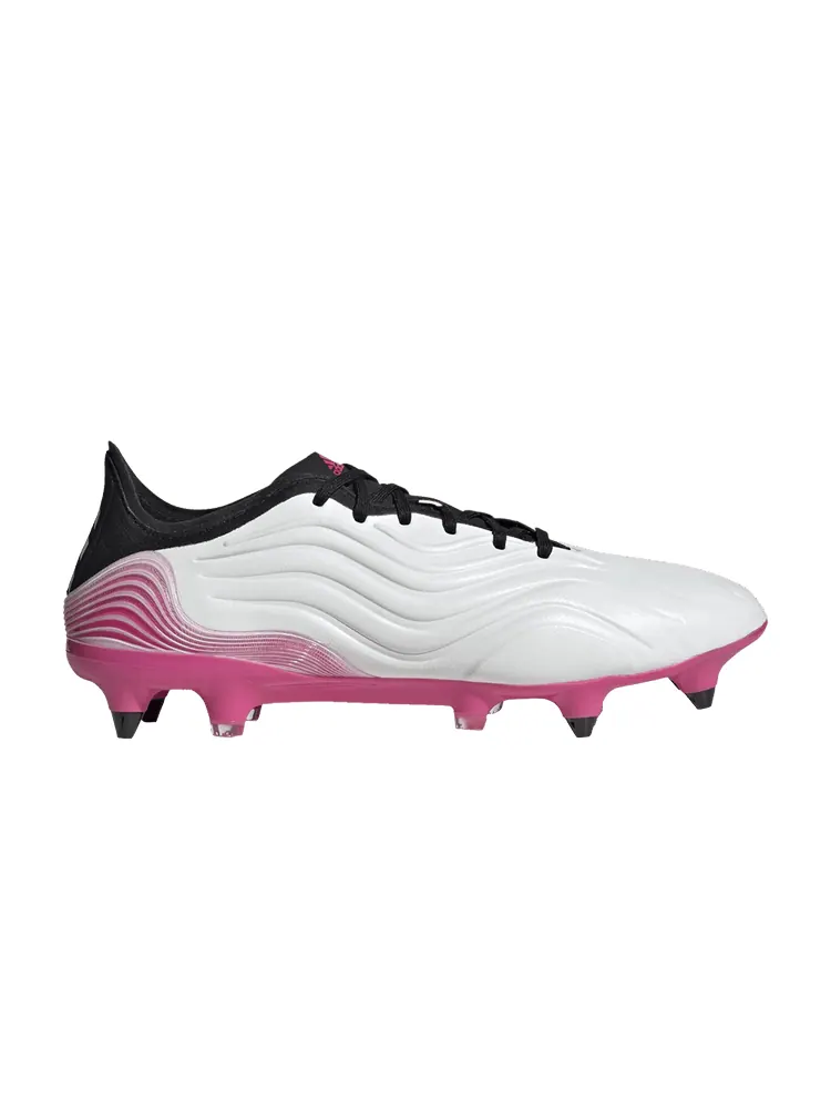 Бутсы adidas Copa Sense.1 SG 'White Shock Pink' — изображение 1 из 1, белый/белый/розовый