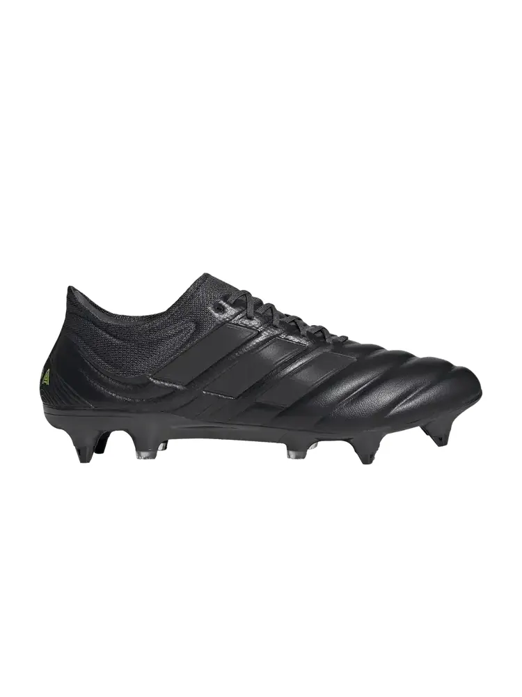 Бутсы adidas Wmns Copa 20.1 SG 'Black' — изображение 1 из 1, черный/черный/зеленый