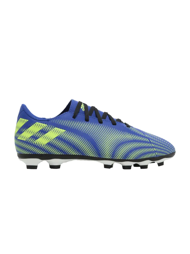 Бутсы adidas Nemeziz.4 FxG J 'Tension Tape' — изображение 1 из 9, синий/желтый/белый