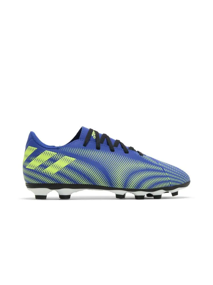 Бутсы adidas Nemeziz.4 FxG J 'Tension Tape' — изображение 2 из 9, синий/желтый/белый