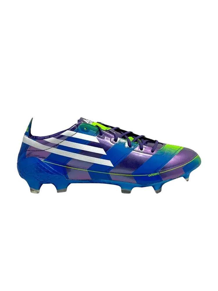 Бутсы adidas F50 Ghosted Adizero Prime FG 'Memory Lane Pack - Unity Purple' — изображение 1 из 1, фиолетовый/белый/зеленый