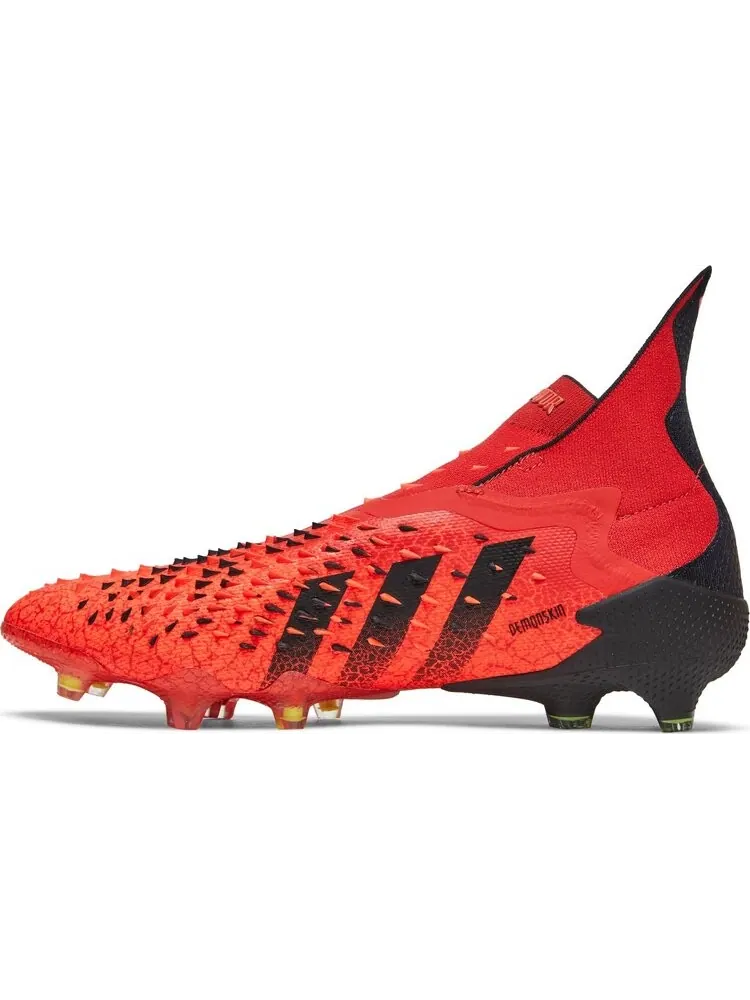 Бутсы Adidas Predator Freak+ FG 'Demonskin - Solar Red' — изображение 3 из 8, красный