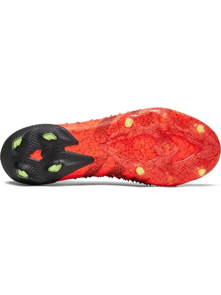 Бутсы Adidas Predator Freak+ FG 'Demonskin - Solar Red' — изображение 4 из 8, красный